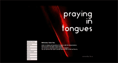 Desktop Screenshot of prayingintongues.co.uk