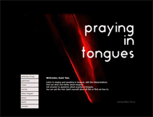 Tablet Screenshot of prayingintongues.co.uk